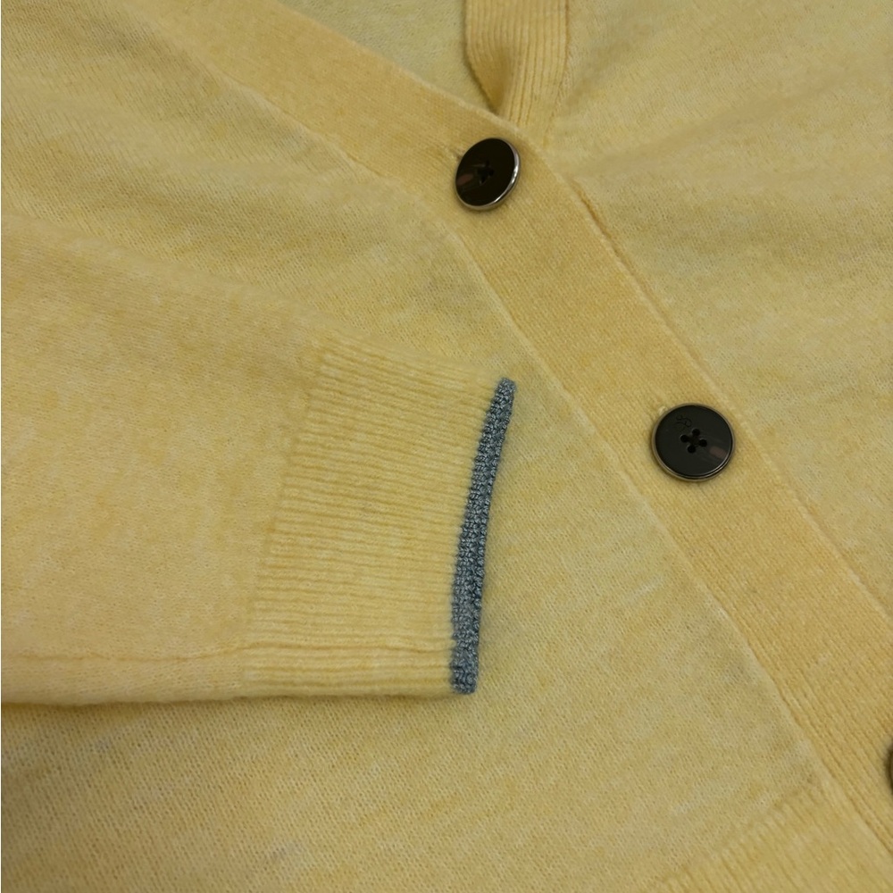 Brand New With Tags Scotch & Soda Yellow Cardigan - Picture 3 of 6